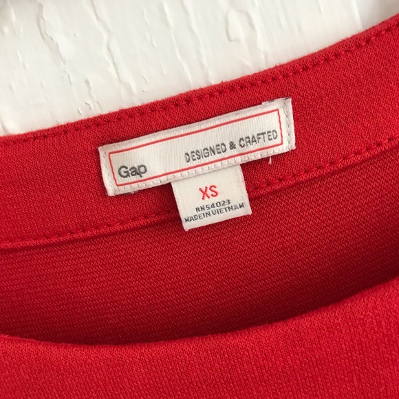 GAP Red Shift Dress - Picture 4 of 5